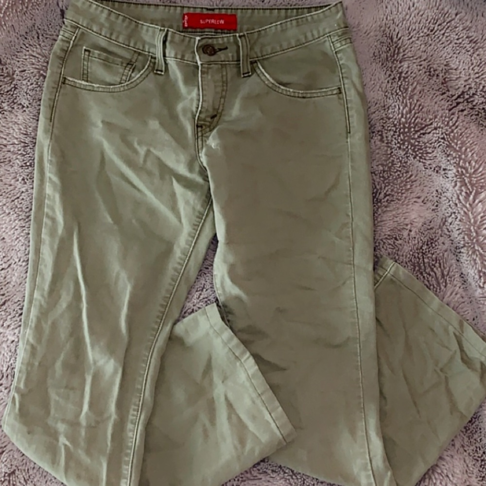 levi’s low rise flare jeans